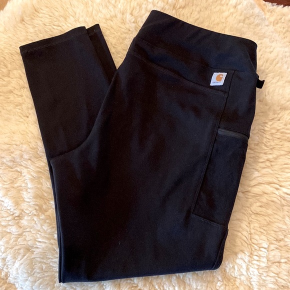 Carhartt Fitted Force Women’s work leggings, XL, EUC Black - Picture 1 of 5